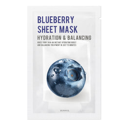 EUNYUL Blueberry Sheet Mask nawilżająca maseczka w płachcie z jagodami 22ml