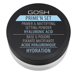 Gosh Prime'n Set Powder utrwalająco-matujący puder/baza 3w1 z kwasem hi