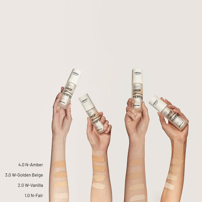 Veoli Botanica Drop Of Perfection SPF20 wygładzająco-kryjący krem BB o lekkiej formule 4.0 N-Amber 30ml