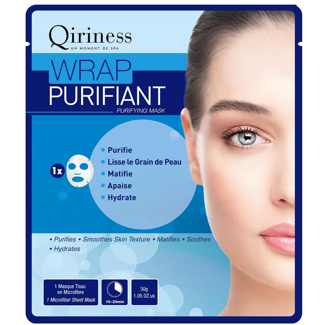 Qiriness Wrap Purifiant maska w płachcie oczyszczająca 30g