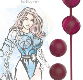 Lola Games Love Story Valkyrie zestaw kulek dopochwowych Wine Red
