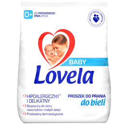 Lovela Baby hipoalergiczny proszek do prania ubranek niemowlęcych i dziecięcych do bieli 1.3kg