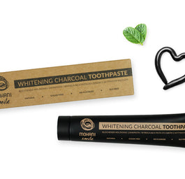 Mohani Smile Whitening Charcoal Toothpaste naturalna pasta wybielająca z węglem aktywnym 75ml
