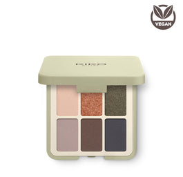 KIKO Milano Green Me Eyeshadow Palette - Edition 2020 paleta 6 cieni o różnych wykończeniach 103 Sophisticated Allure 4.2g