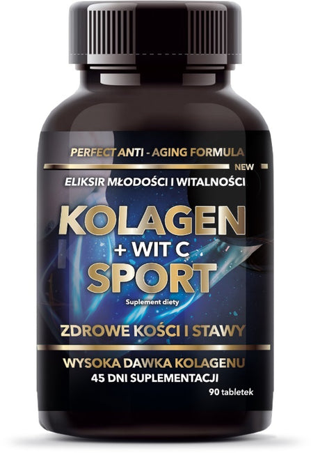 Intenson Kolagen + Witamina C Sport suplement diety 90 tabletek