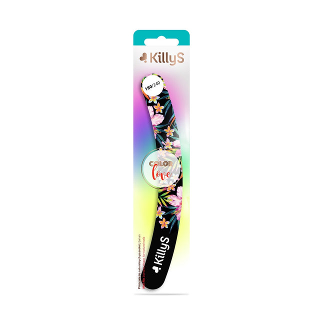 KillyS Color Love pilnik do paznokci banan 180/240