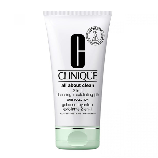 Clinique All About Clean 2-in-1 Cleansing + Exfoliating Jelly głęboko oczyszczający żel do mycia twarzy 2w1 150ml